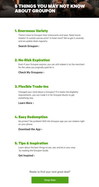 New user onboarding