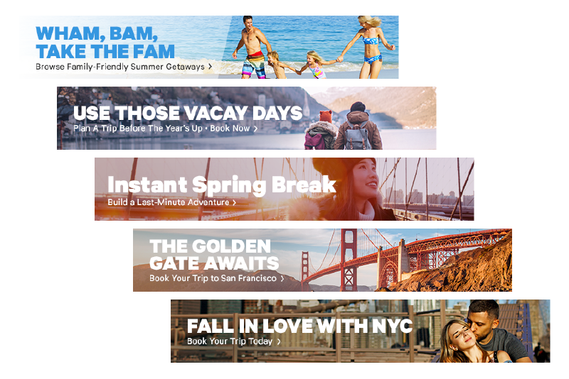 Travel banners